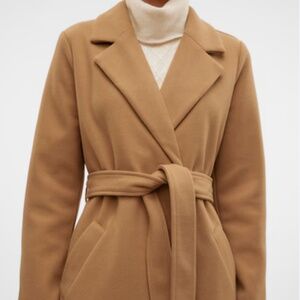 Vero Moda Caramel coat with belt